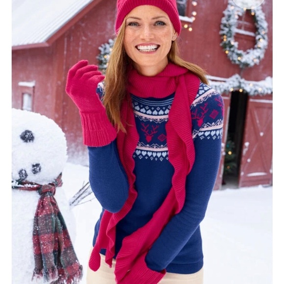 2 Talbots wool blend scarves NWT $49.50 retail - Picture 11 of 11